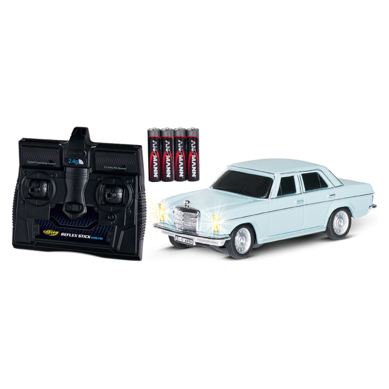 Mercedes Benz 200/8 bleu - 1/87 - CARSON 500504170