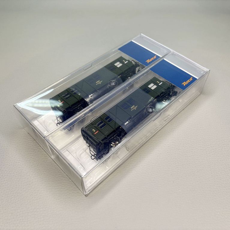 2 voitures voyageurs auxiliaires de type Bti, 2CL, PKP - ROCO 6200195