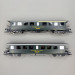 2 voitures voyageurs Seetalbahn, type AB et B, "Vallée de Joux", BPr - ROCO 6200198