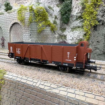 Wagon tombereau avec guérite, type E (Wddoh), PKP, Ep. IV - ROCO 6600217 - HO 1/87