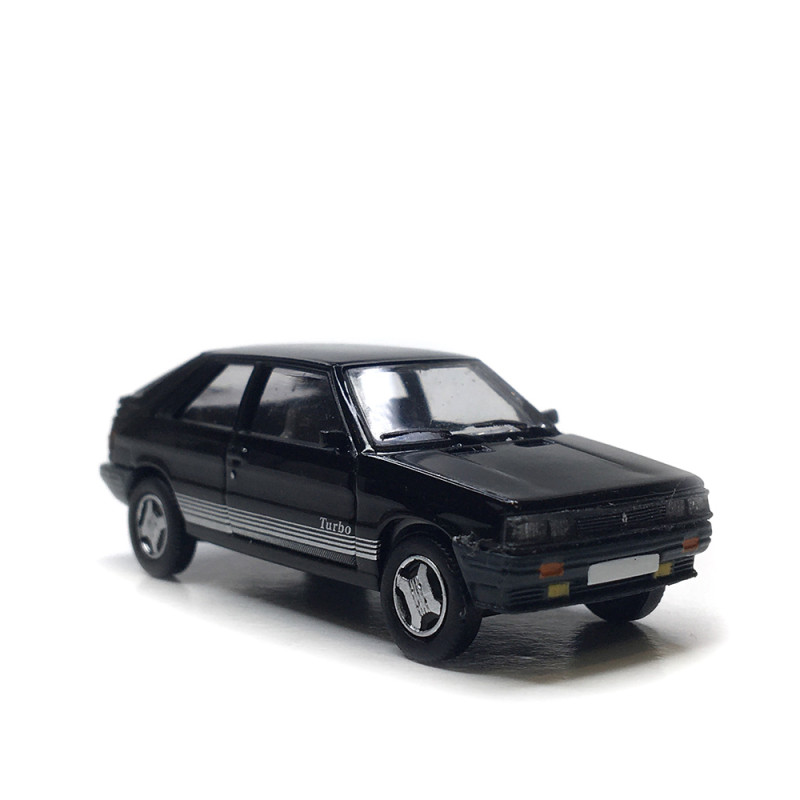 Renault 11 Turbo, 3 portes phase 1, noire, 1984 - SAI 7706 - HO 1/87