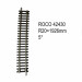 Rail courbe R20  1962mm 5 degrés code 83 -HO-1/87-ROCO 42430