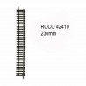 Rail droite 230mm  code 83 -HO-1/87-ROCO 42410