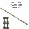 Rail flexible 920mm traverse béton code 83 -HO-1/87-ROCO 40401