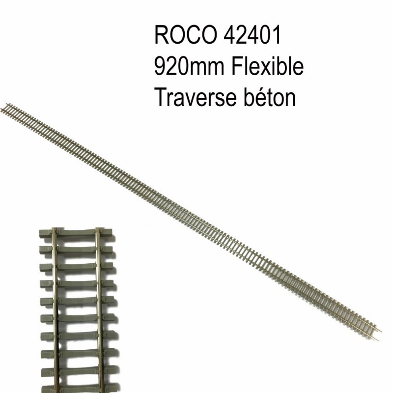 Modellismo Ferroviario - ROCO 42401 - Binario Flessibile Con Traverse In Cemento Lunghezza Big 490 874 Modellismo Ferroviario - ROCO 42401 - Binario Flessibile Con Traverse In Cemento Lunghezza Big 490 874
