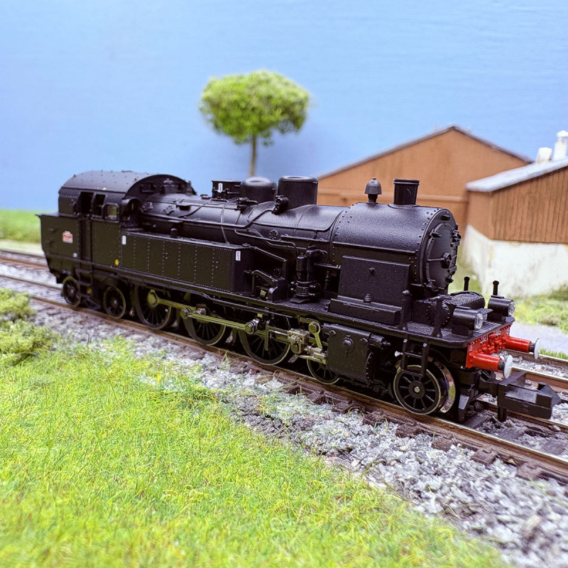 Locomotives à vapeur 232 TC 405, SNCF, Ep. III, digital - FLEISCHMANN 7170025 - N 1/160