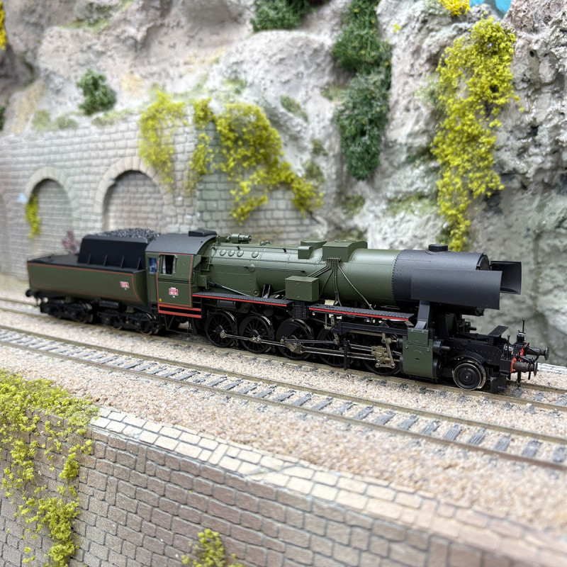 Locomotive à vapeur 98002 SNCF + tender Train miniature échelle Ho - Modélisme