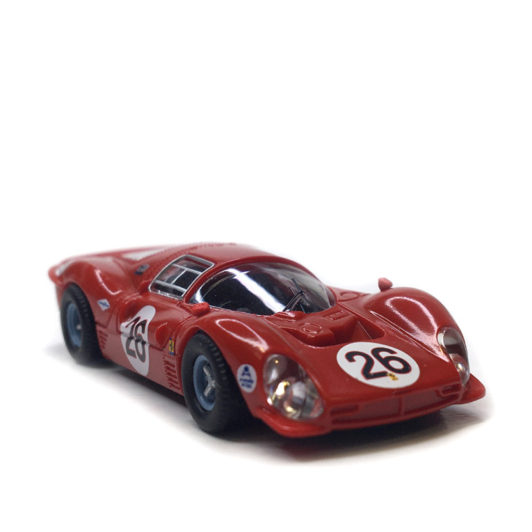 Ferrari 330, P4 Spider, n°26, 24H de Daytona, 1967, Pedro Rodriguez de la Vega, Jean Guichet - BREKINA 22905 - HO 1/87
