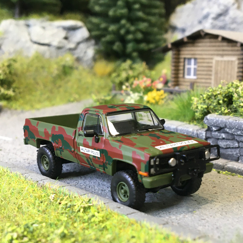 Chevrolet C10, military Police, 1982 - BREKINA 19691- HO 1/87