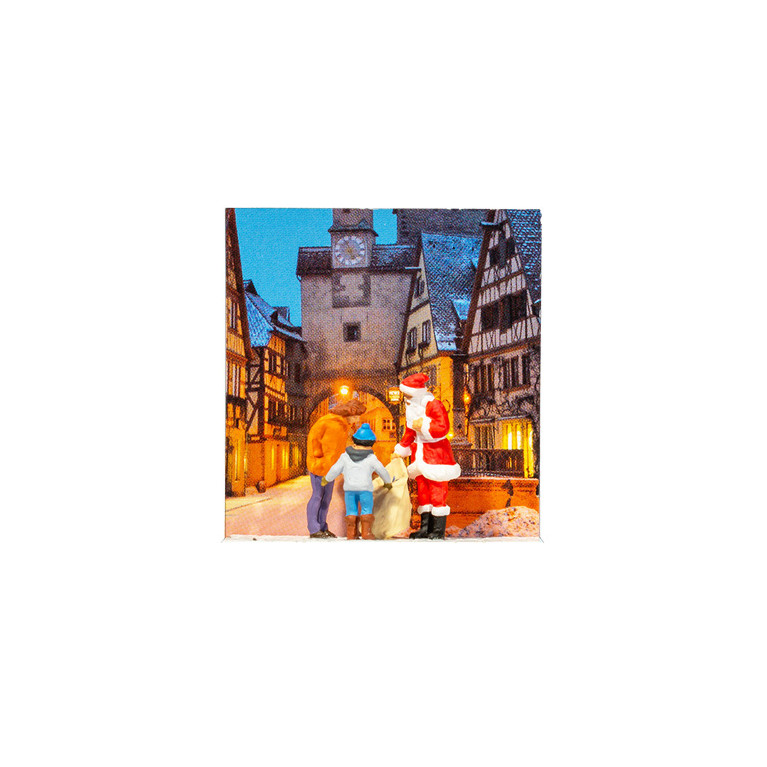 Le père Noël, 3 figurines - PREISER 99600 - HO 1/87