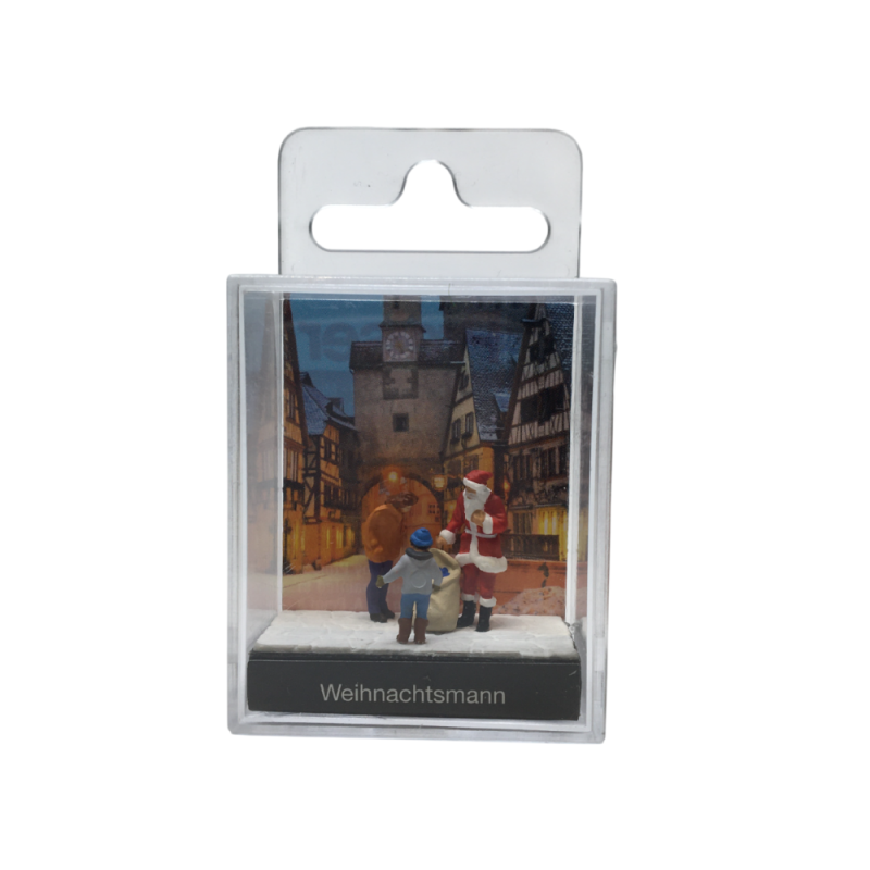 Le père Noël, 3 figurines - PREISER 99600 - HO 1/87