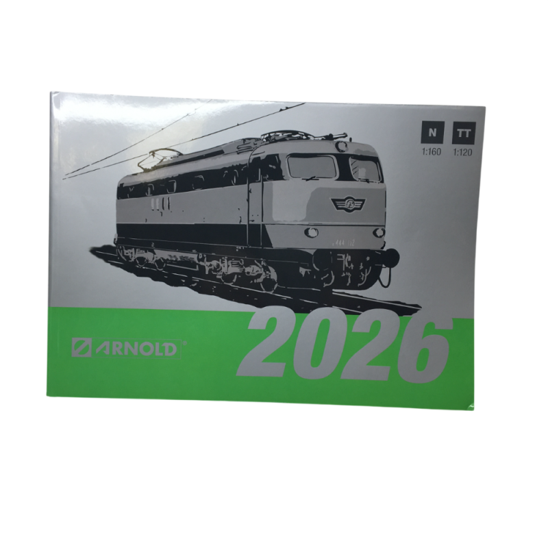 Catalogue Hornby 2026, 132 pages, Anglais/Allemand/Français/Espagnol/Italien - Jouef, Arnold - HP2026NTT