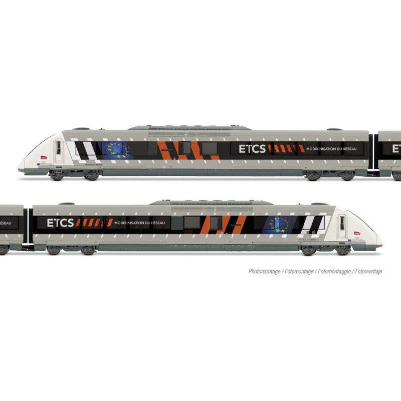 Autorail diesel X 72500 (XTER), ETCS "essai", logo Carmillon, Sncf - Jouef HJ2481