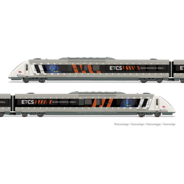 Autorail diesel X 72500 (XTER), ETCS "essai", logo Carmillon, Sncf - Jouef HJ2481