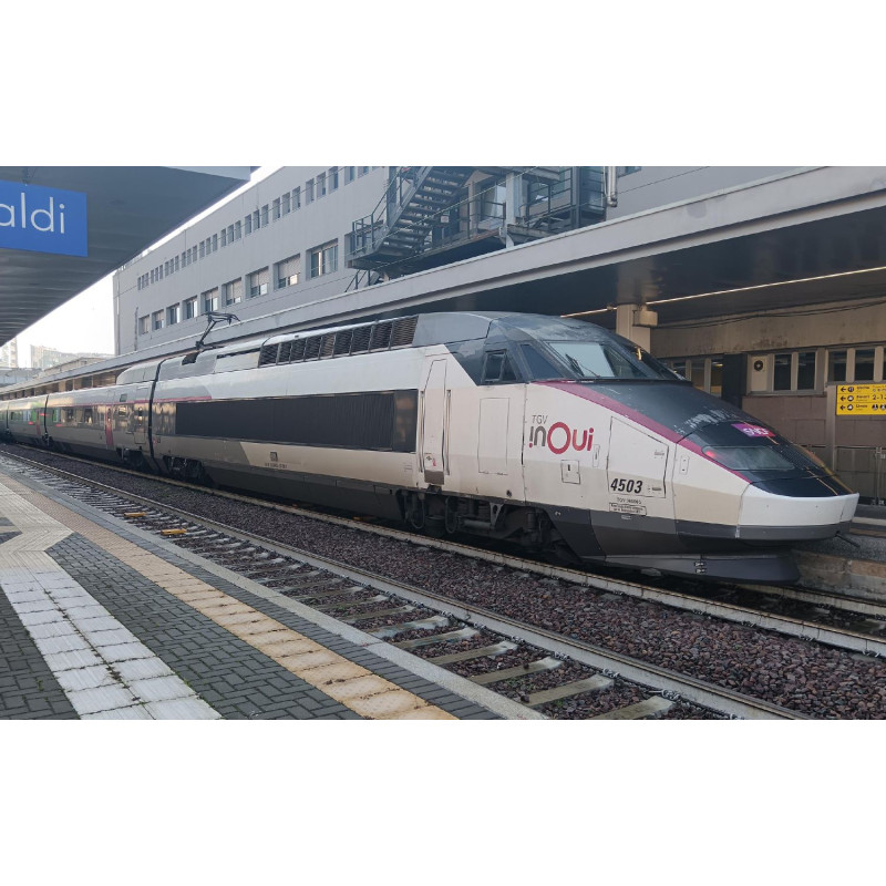 TGV Réseau, 4503, tri-tension, INOUI, 10 éléments, logo Carmillon, Sncf - Jouef HJ2382+HJ3006+HJ3007