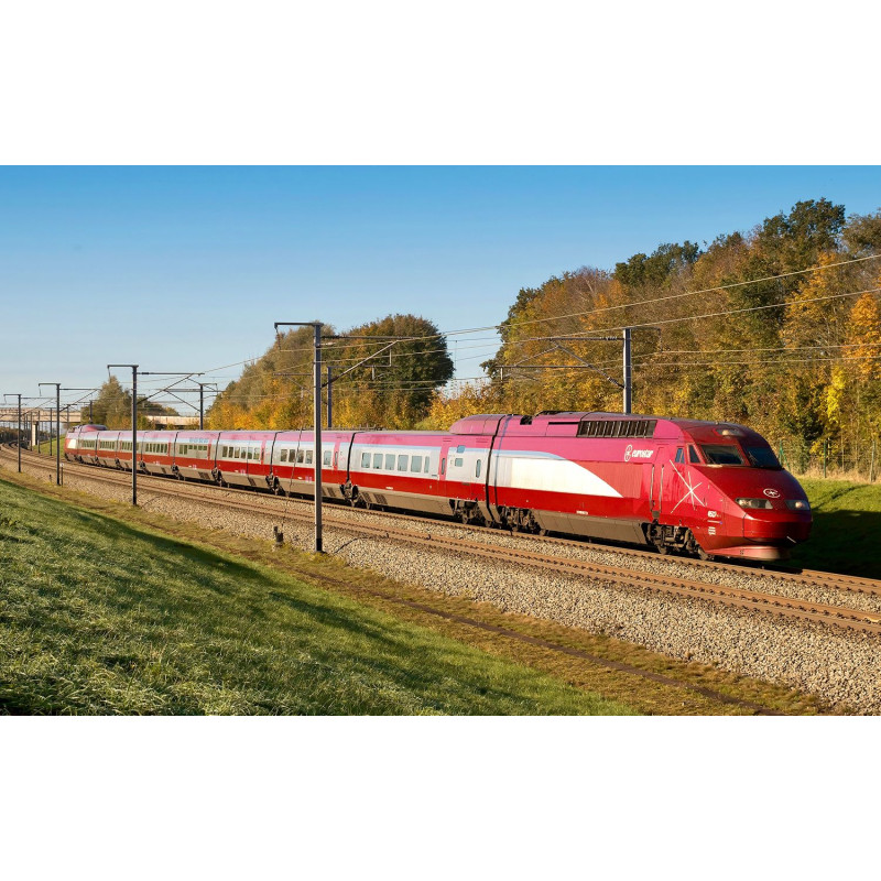 3 voitures intermédiaires, Eurostar PBA, 2ème re-décoration, "Sncf" - Jouef HJ3021