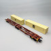 Wagon articulé porte conteneurs de type Sggrs 80, 3MSC", Touax Rail - MARKLIN 47816