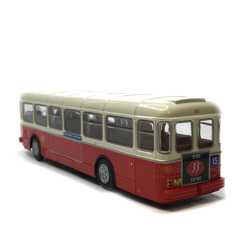 Autobus Saviem SC10, 0-4-4, Grenoble, SGTE ligne 15 - SAI 4380 - HO 1/87