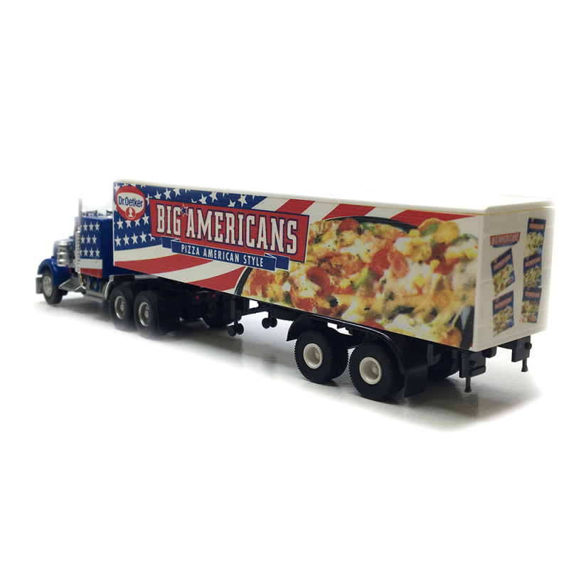 Semi-remorque, frigorifique, Kenworth W900, Dr. Oetker Big Americans, 1977 - BREKINA 86263 - HO 1/87