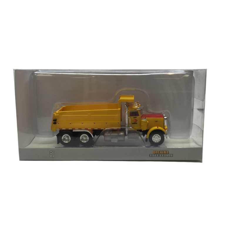 Peterbilt 359, benne, Hawkins, 1973 - BREKINA 86294 - HO 1/87