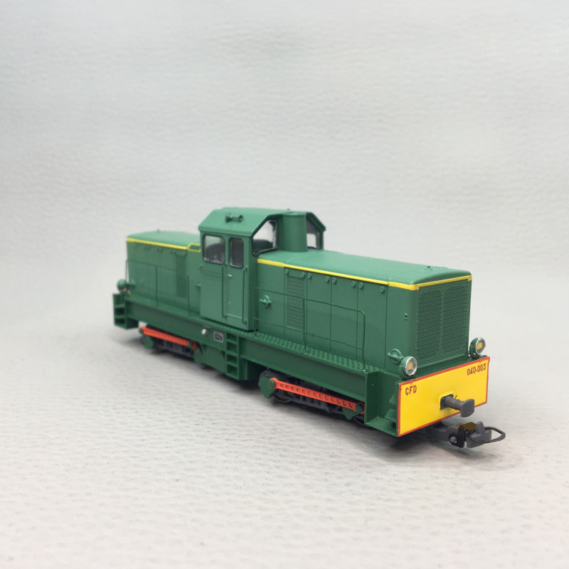 Locomotive diesel BB 400 du CFD Vivarais, n°040-003, Ep. III, modèle analogique - REE MODELES VM-022 - H0m