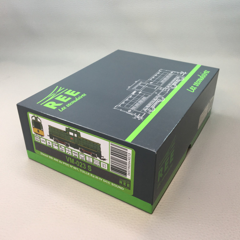 Locomotive diesel BB 400 du Paris-Orléans-Corrèze, CFD,n°401, Ep. III-IV, digital son - REE MODELES VM-023S - H0m/ H0e - 1/87