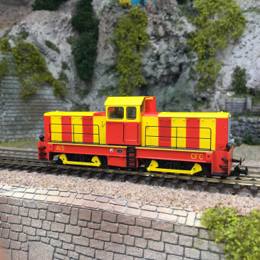 Locomotive diesel BB 400 chemin de fer de Corse, couleur d'origine, CFD, n°405, Ep. III - REE MODELES VM-025 - H0m/H0e - 1/87