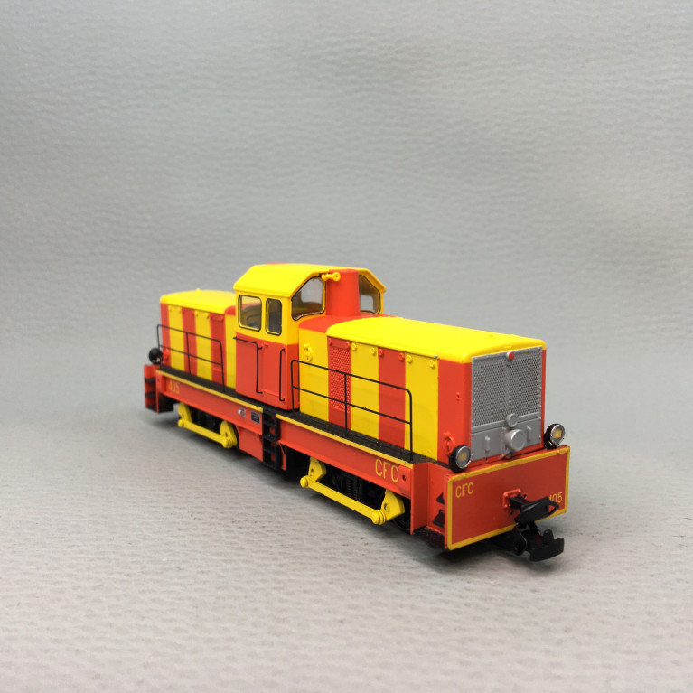 Locomotive diesel BB 400 chemin de fer de Corse, couleur d'origine, CFD, n°405, Ep. III - REE MODELES VM-025 - H0m/H0e - 1/87