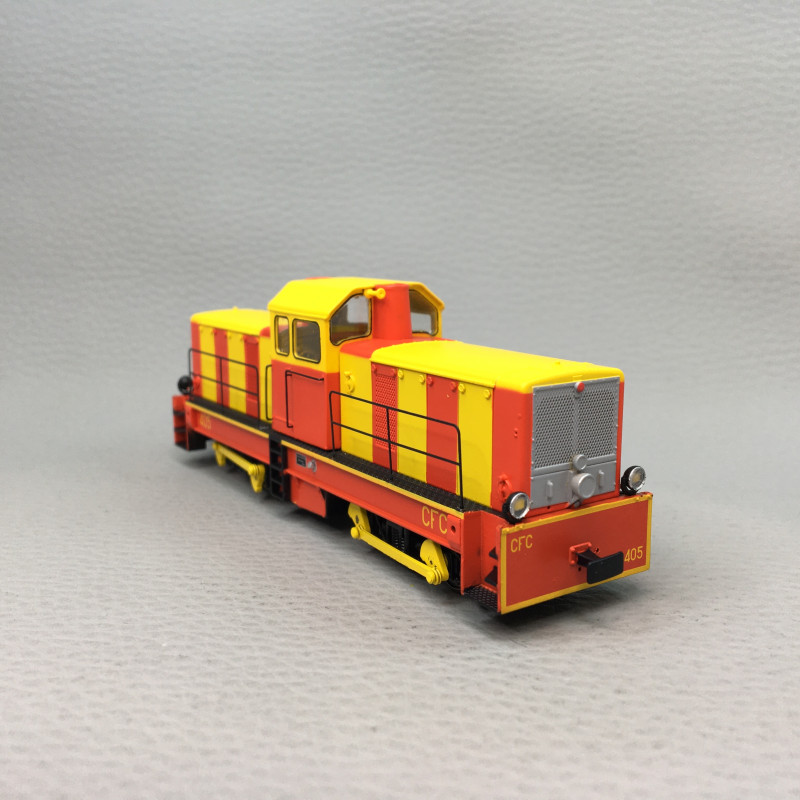Locomotive diesel BB 400 CFC, couleur d'origine, CFD, n°405, Ep. III, digital son - REE MODELES VM-025S - H0m/H0e- 1/87
