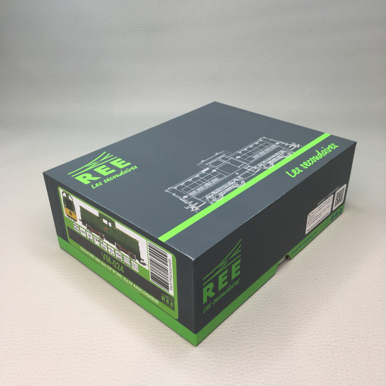 Locomotive diesel BB 400 chemin de fer de Provence, CFD, n°402, Ep. IV - REE MODELES VM-024 - H0m/H0e - 1/87