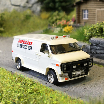 Chevrolet G20, hurricane helldrivers, 1983 - BREKINA 18255 - HO 1/87