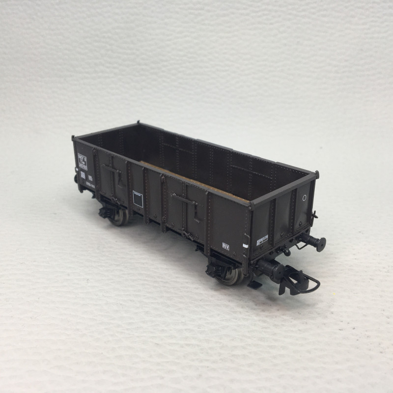 Wagon tombereau Ludwigshafen caisse métallique, 243 763, SNCF, Ep. III - REE MODELES WB918 - HO 1/87