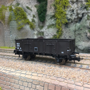 Wagon tombereau Ludwigshafen caisse métallique, 243 763, SNCF, Ep. III - REE MODELES WB918 - HO 1/87