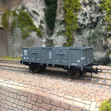 Wagon tombereau Ludwigshafen caisse métallique, 34 705, CFL, Ep. III - REE MODELES WB919 - HO 1/87