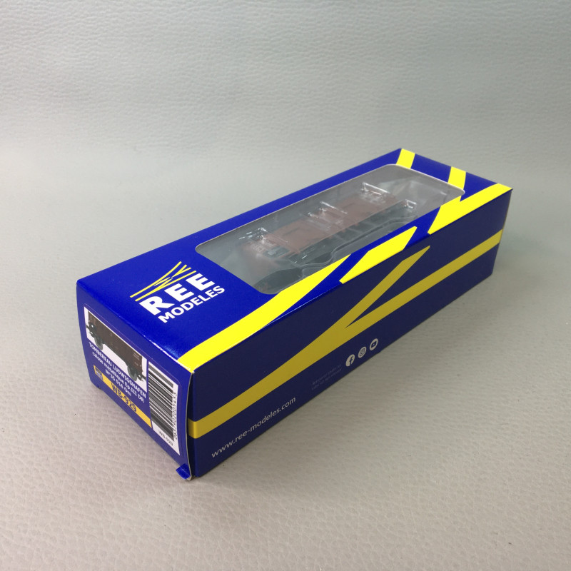 Wagon tombereau Ludwigshafen caisse métallique, 35 016 Om, DR, Ep. III - REE MODELES WB929 - HO 1/87