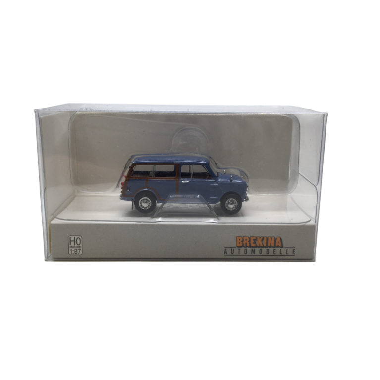 Austin Mini Countryman, bleu, 1960 - BREKINA 15363 - HO 1/87