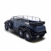 Mercedes Benz, G4 cabriolet, bleu, noir, 1938 - BREKINA 21082 - HO 1/87