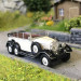 Mercedes Benz, G4 cabriolet, blanc, noir, 1938 - BREKINA 21083 - HO 1/87