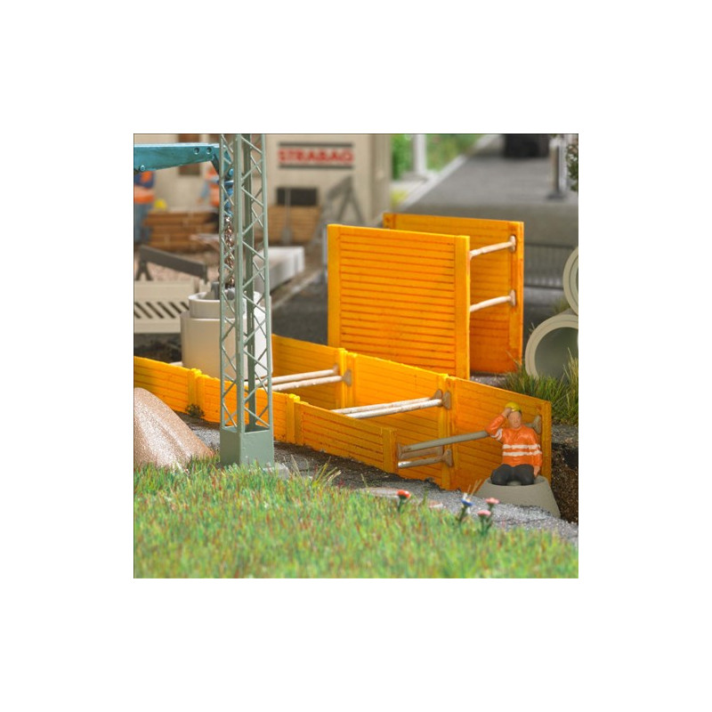 Panneau de soutènement  - BUSCH 1088 - HO 1/87