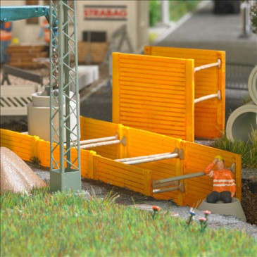 Panneau de soutènement  - BUSCH 1088 - HO 1/87