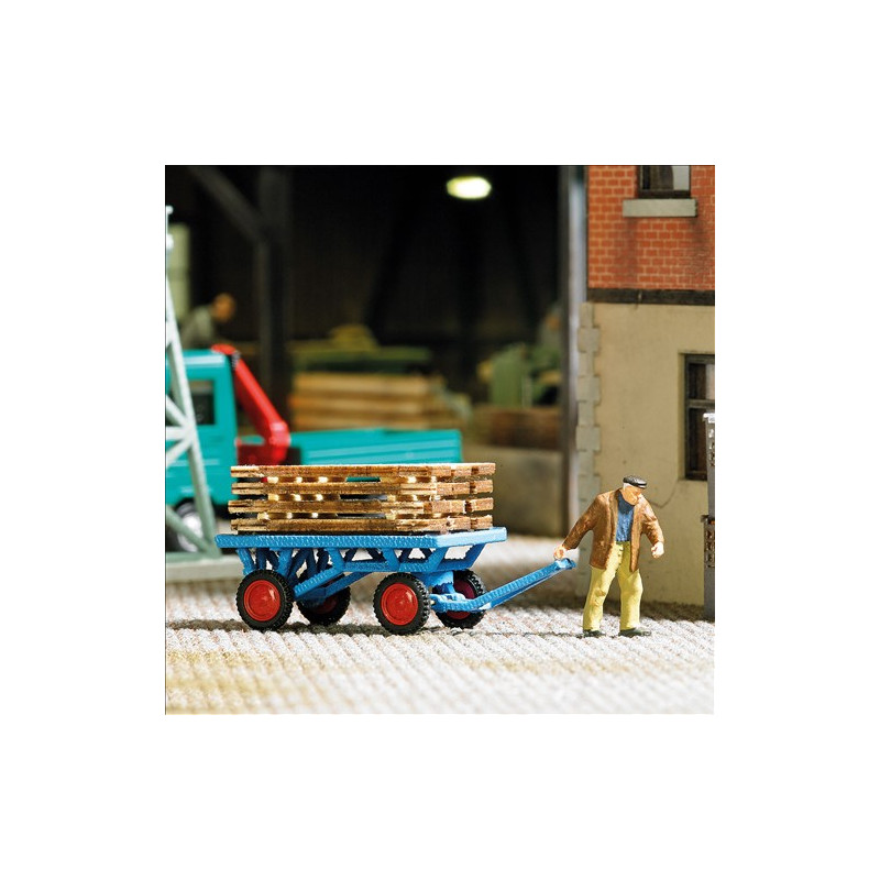 Charrette à bras - BUSCH 1633 - HO 1/87