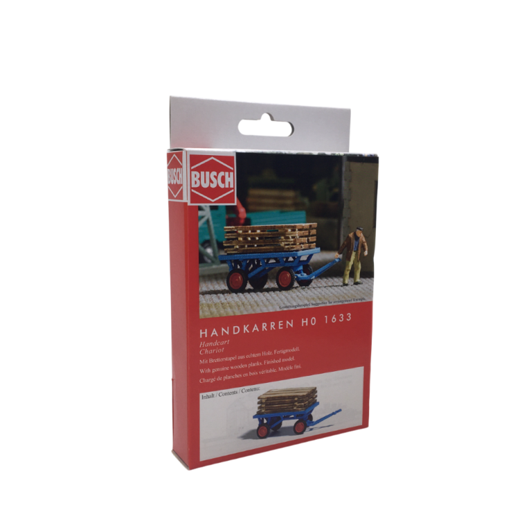 Charrette à bras - BUSCH 1633 - HO 1/87