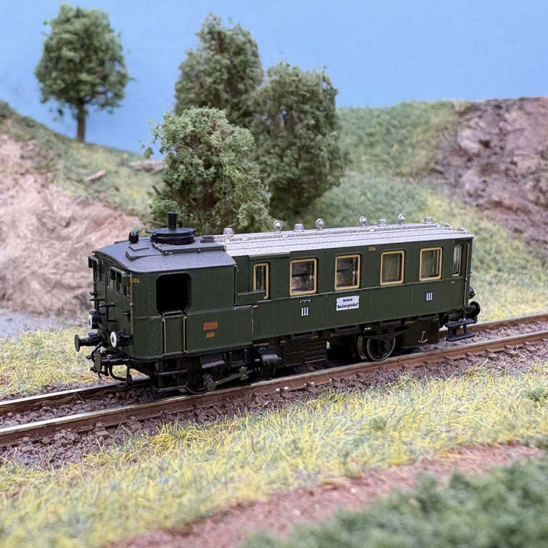 Automotrice à vapeur Kittel CidT 004, G.Bad.Sts.B., Ep. I - MARKLIN 88148 - Z 1/220