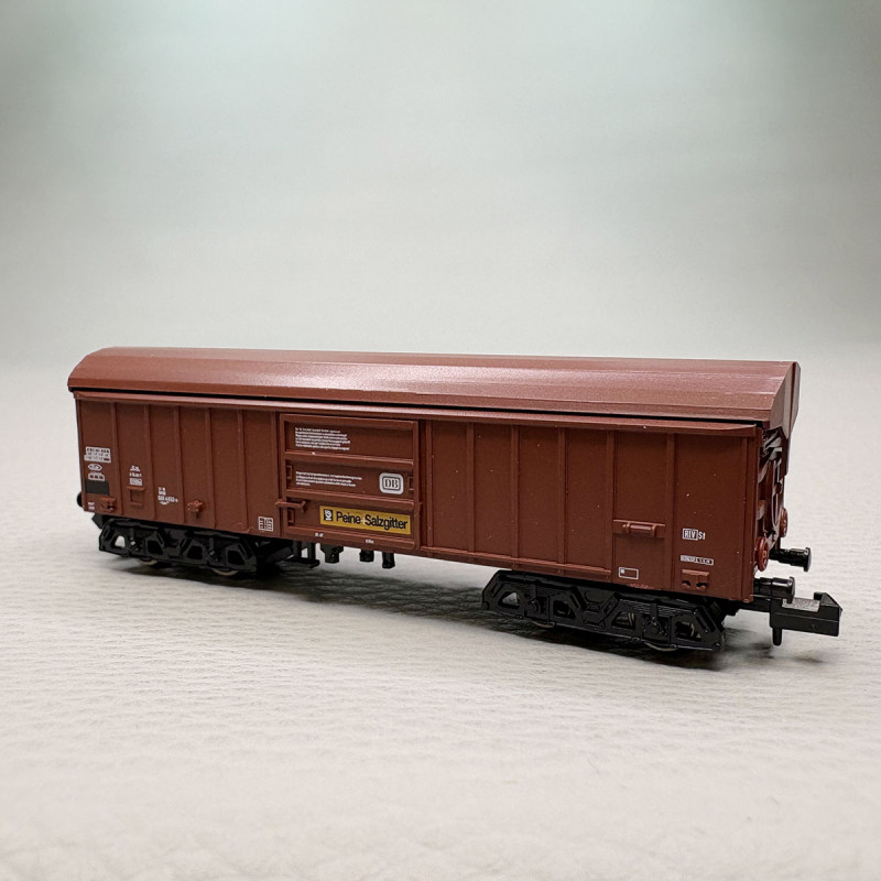 Wagon tombereau à toit pivotant de type Taes 890, DB - MINITRIX 18951