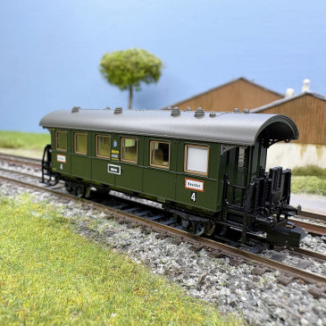 Voiture voyageurs de type Di (baie 10) 4CL, DRB GV Bay, Ep. II - MINITRIX 18964 - N 1/160