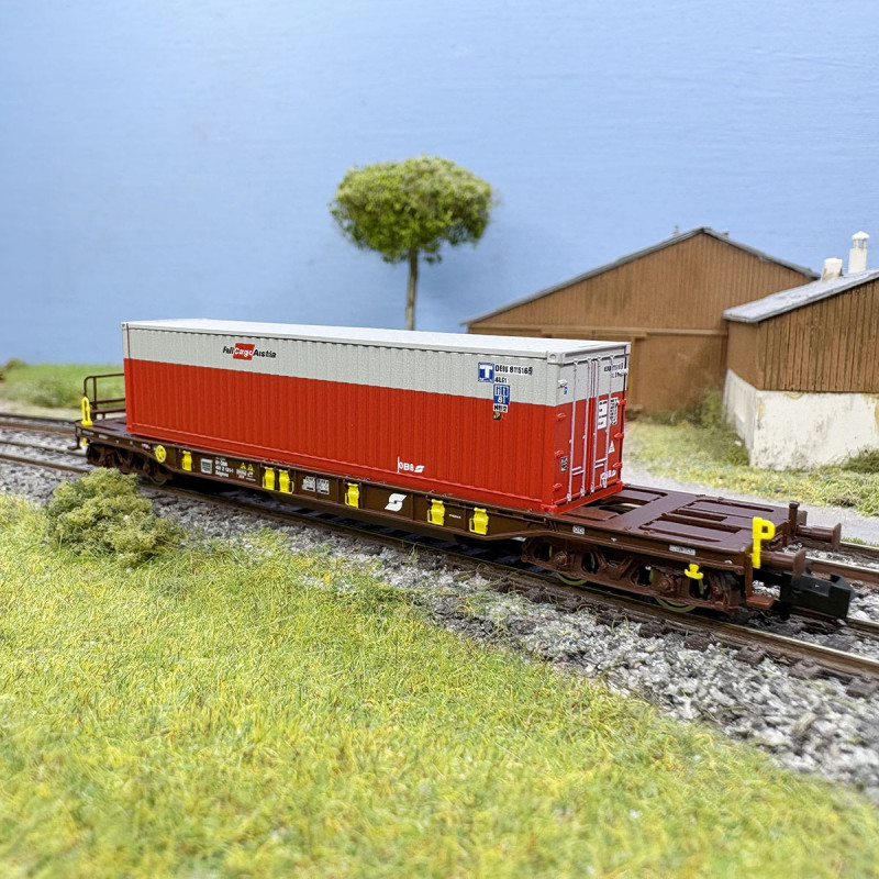 Wagon poche T3 Sdgmnss, "Rail Cargo Austria", ÖBB, Ep V - FLEISCHMANN 6660076 - N 1/160