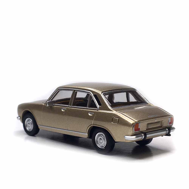 Peugeot 504, limousine, beige metal, 1968 - SAI 6600 - HO 1/87