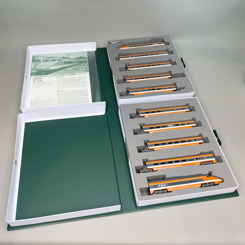 TGV PSE  "Sud Est", rame N°08, 10 éléments, SNCF  - KATO 10-2134