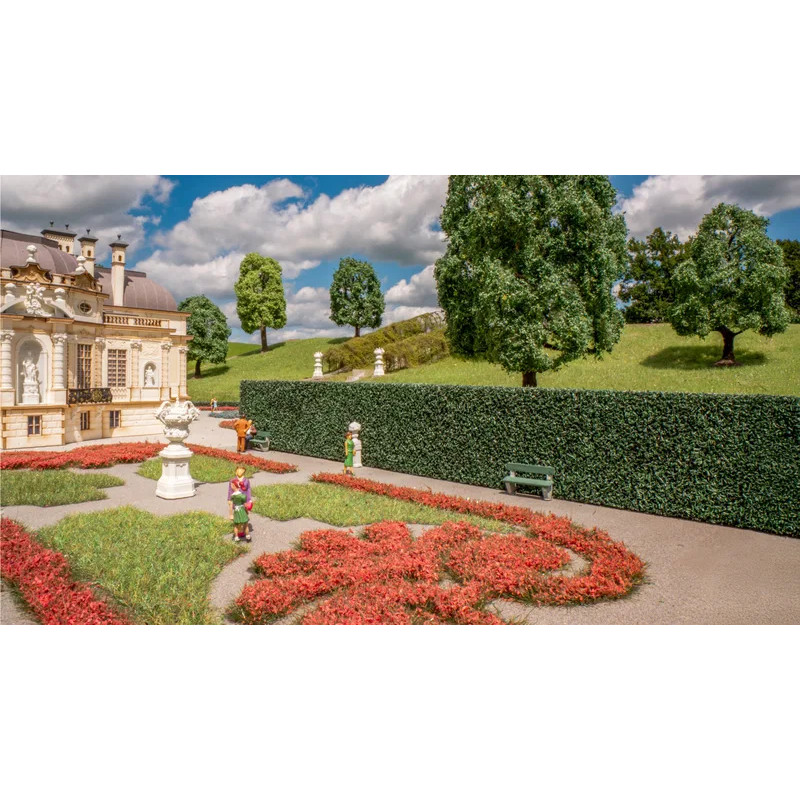 Haies, hautes, vert foncé, 2 pièces - NOCH 21520 - HO 1/87, TT, O