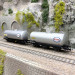2 wagons citernes 3 essieux UH, "Simotra / Esso", SNCF, Ep. III - JOUEF HJ6294 - HO 1/87